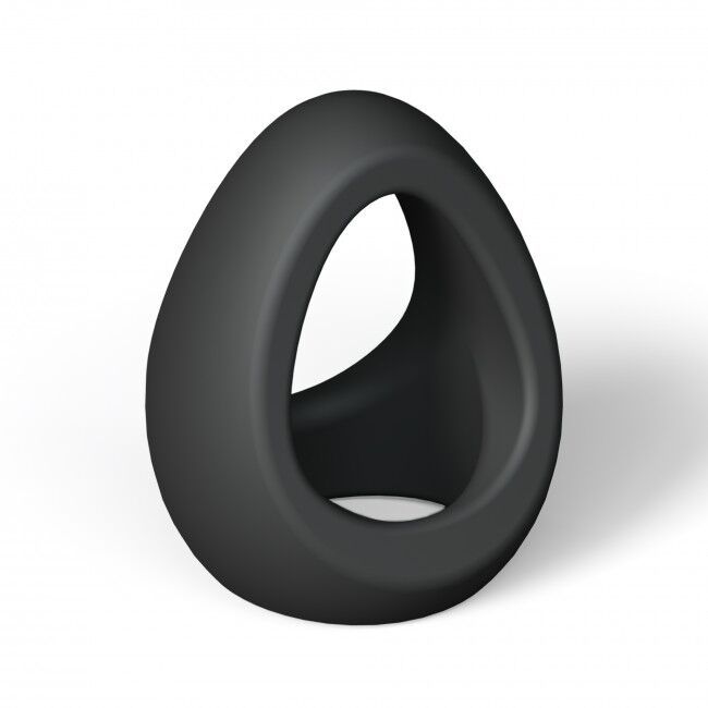 Ерекційне кільце подвійне Love To Love FLUX RING - BLACK ONYX жива фотографія