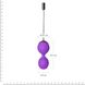 Вагинальные шарики с вибрацией Adrien Lastic Kegel Vibe Purple, диаметр 3,7см