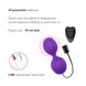 Вагинальные шарики с вибрацией Adrien Lastic Kegel Vibe Purple, диаметр 3,7см