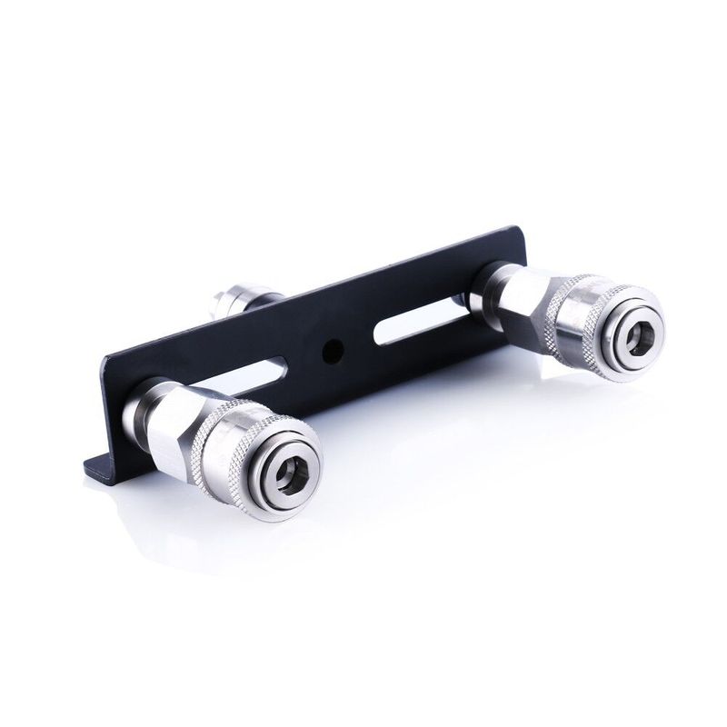 Подвійний конектор для секс-машин Hismith Quick Connector Adapter with Double Head, система KlicLok жива фотографія