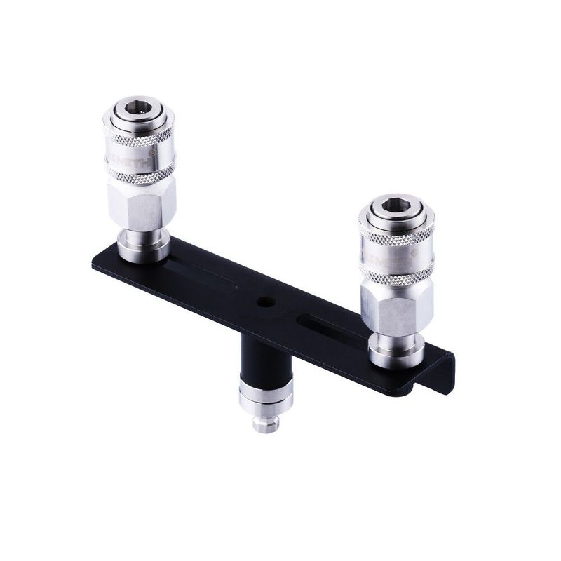 Подвійний конектор для секс-машин Hismith Quick Connector Adapter with Double Head, система KlicLok жива фотографія