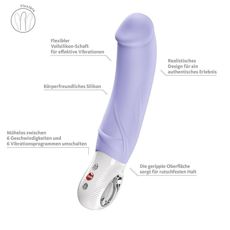 Вібратор для точки G Fun Factory BIG BOSS Purple, дуже потужний, 23,5 см жива фотографія