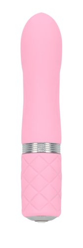 Розкішний вібратор PILLOW TALK - Flirty Pink з кристалом Сваровські, гнучка голівка жива фотографія