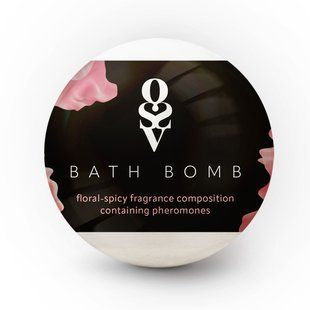 Бомбочка для ванны с феромонами Obsessive Bath bomb Floral - Spicy (100 г) реальная фотография
