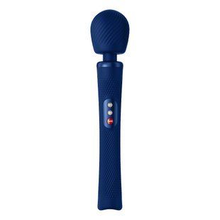 Вібромасажер Fun Factory VIM Vibrating Wand midnight blue, суперпотужний та легкий, до 6 годин роботи жива фотографія
