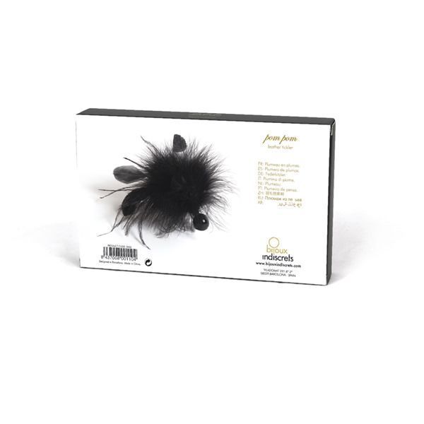 Метелочка Bijoux Indiscrets Pom Pom - feather tickler реальная фотография