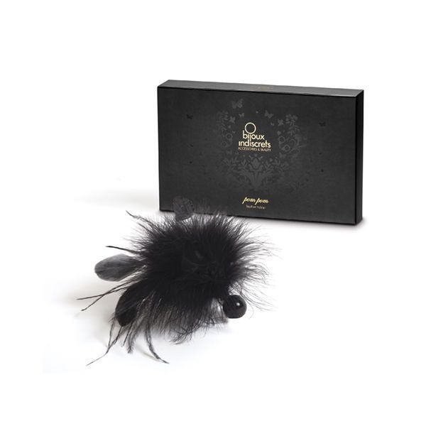 Метелочка Bijoux Indiscrets Pom Pom - feather tickler реальная фотография