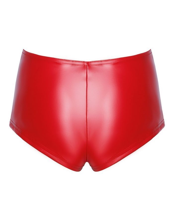 Шорти Noir Handmade F356 Red powerwetlook shorts - M