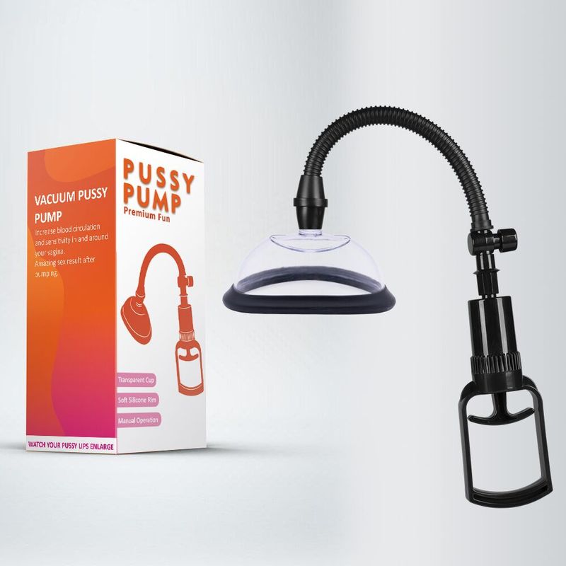 Вакуумная помпа для вульвы Pussy Pump Premium Fun размер S (11 см) реальная фотография