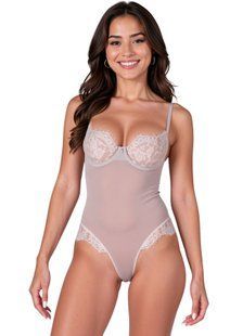 Боді Passion ZOVEL BODY light grey S жива фотографія