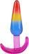 Набір анальних пробок Doc Johnson Crystal Jellies - Anal Trainer Set - Rainbow