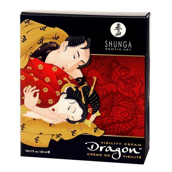 Стимулирующий крем для пар Shunga SHUNGA Dragon Cream (60 мл), эффект тепло-холод и покалывание реальная фотография