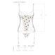 Корсет с подвязками, стринги Passion LOVELIA CORSET XXL/XXXL, white