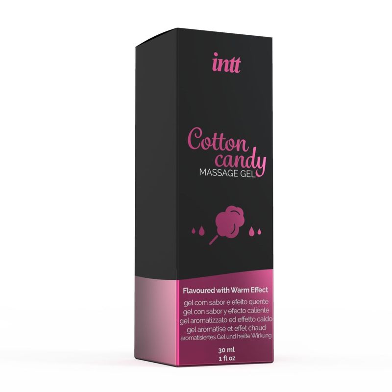 Массажный гель для интимных зон Intt Cotton Candy (30 мл) разогревающий реальная фотография