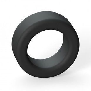 Эрекционное кольцо широкое Love To Love COOL RING - BLACK ONYX реальная фотография