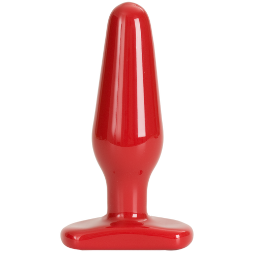 Анальная пробка Doc Johnson Red Boy - Medium 5.5 Inch, макс. диаметр 4см реальная фотография