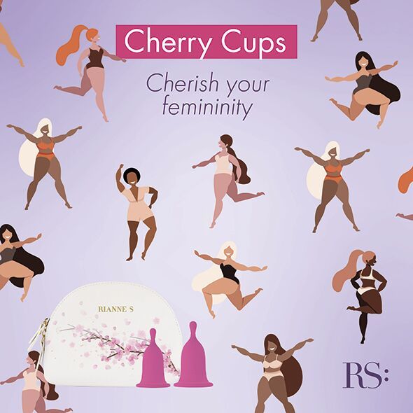 Менструальные чаши RIANNE S Femcare - Cherry Cup реальная фотография
