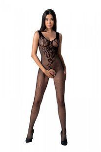 Бодистокинг с крыльями Passion BS098 One Size, black, средняя сетка, открытый доступ реальная фотография