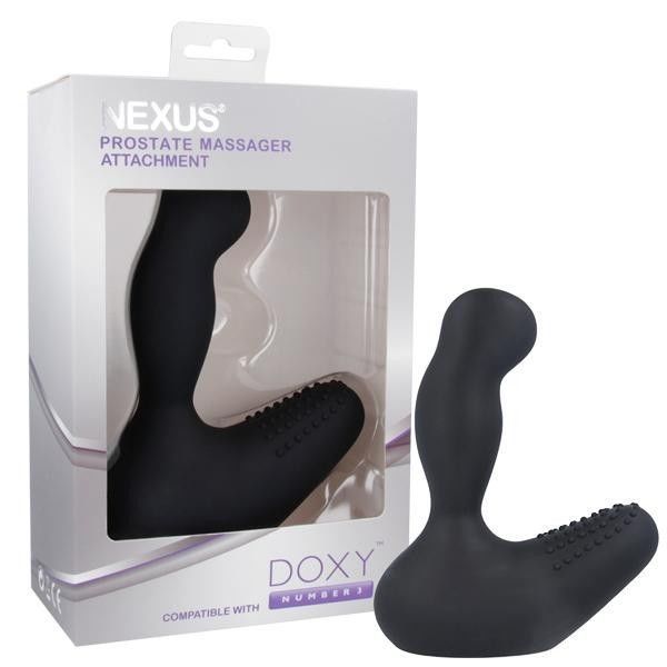 Насадка для вибромассажера Doxy Number 3 - Nexus Prostate Massager в виде массажера простаты реальная фотография