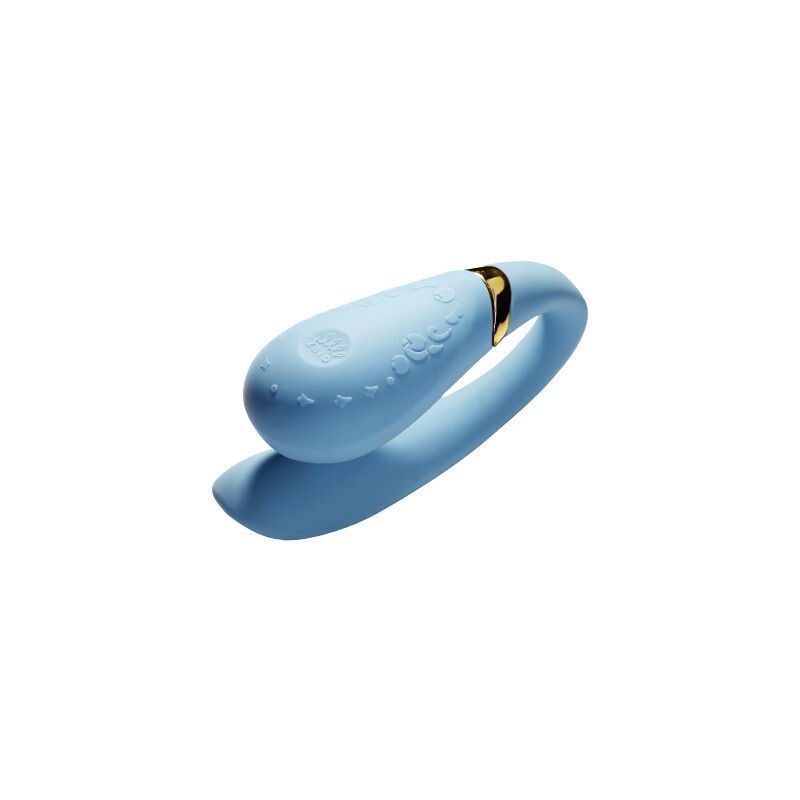 Смартвибратор для пар Zalo &mdash; Fanfan Royal Blue реальная фотография
