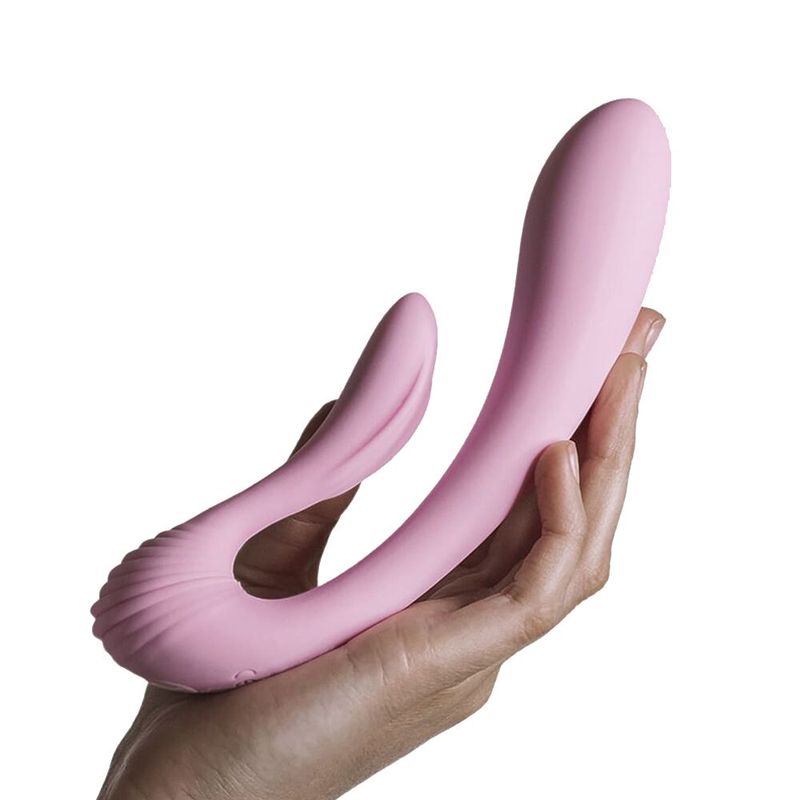 Вибратор Adrien Lastic G-wave вагинально-клиторальный, 2 мотора, универсальный реальная фотография