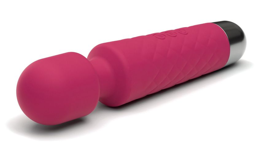 Минивибромассажер Dorcel Wand Wanderful Magenta мощный, водонепроницаемый, 18 режимов работы реальная фотография