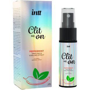 Возбуждающий спрей для клитора Intt Clit Me On Peppermint Cooling Effect 12мл охлаждающий эффект реальная фотография