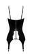 Корсет з підв'язками для панчіх Noir Handmade F381 Dominae Venom PVC corset-belt XL
