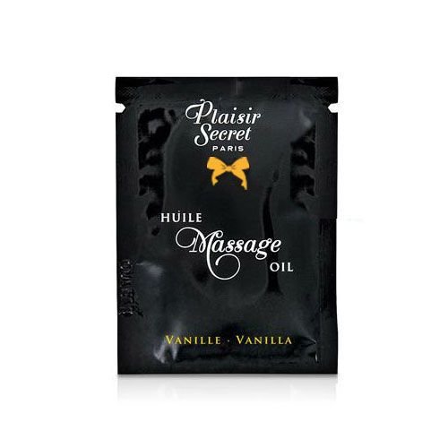 Пробник масажної олії Plaisirs Secrets Vanilla (3 мл) жива фотографія