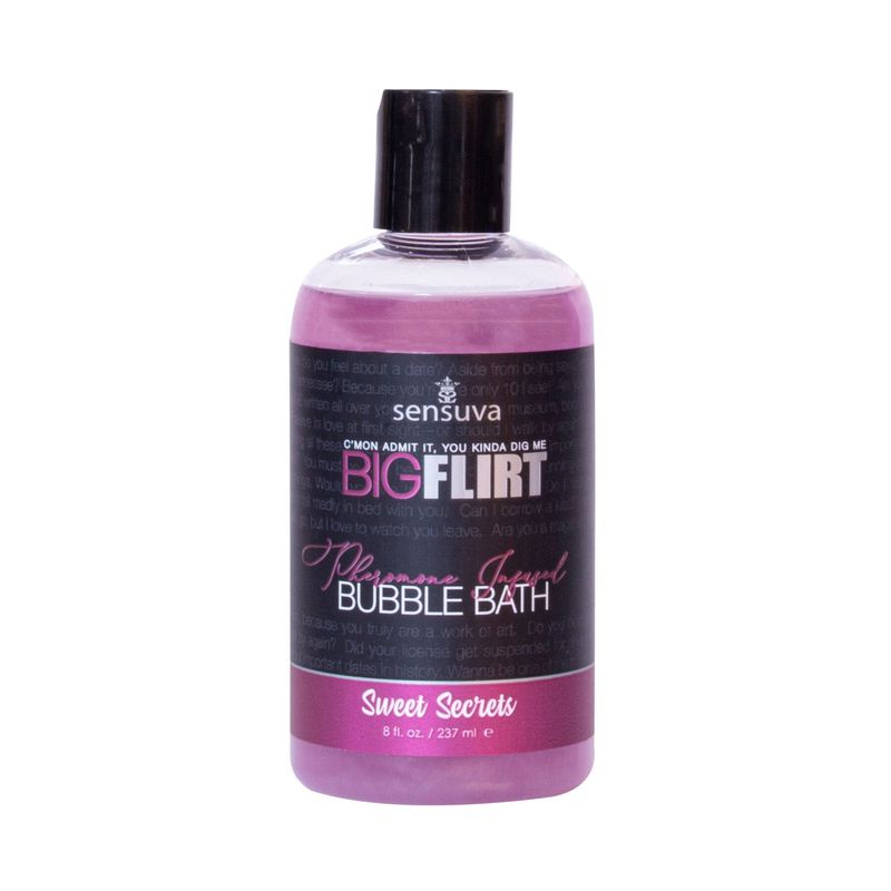 Пена для ванны Sensuva — Big Flirt Pheromone Bubble Bath — Sweet Secrets (237 мл) реальная фотография