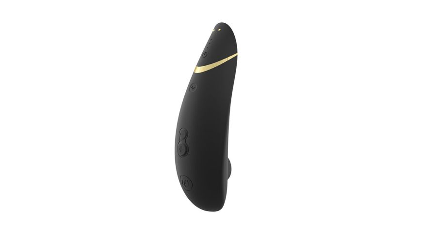 Вакуумный клиторальный стимулятор Womanizer Premium 2 - Black, функции Autopilot и Smart Silence реальная фотография