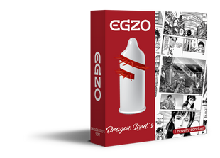 Насадка на член EGZO Dragon Lords (презерватив с усиками) реальная фотография