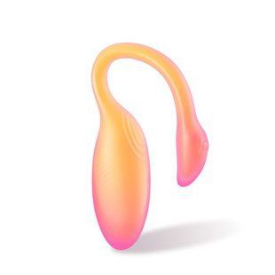 Смарт-віброяйце Magic Motion Flamingo Max Orange 2 в 1: віброяйце та тренажер Кегеля, 10 режимів жива фотографія