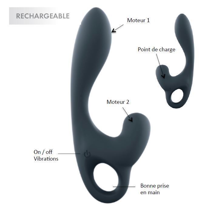 Массажер простаты Dorcel P-Vibe жива фотографія
