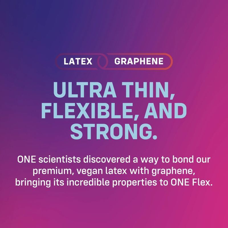 Презервативы ONE Flex Graphene, 10 шт, супертонкие, очень прочные, подарочная упаковка-тубус