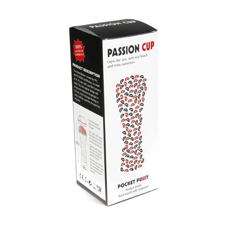 Мастурбатор с вибрацией Passion Cup - Anal реальная фотография