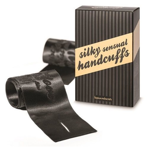Наручники Bijoux Indiscrets - Silky Sensual Handcuffs реальная фотография
