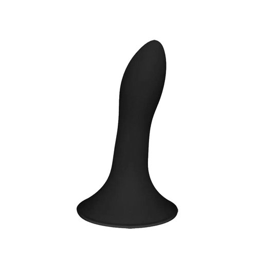 Дилдо з присоскою Adrien Lastic Hitsens 5 Black, відмінно для страпона, діаметр 2,4 см, довжина 13 с жива фотографія