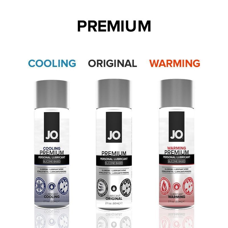 Лубрикант на силіконовій основі JO PREMIUM &mdash; WARMING (60 мл) жива фотографія