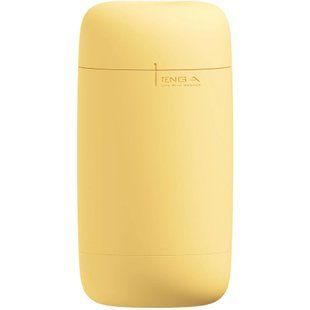 Мастурбатор TENGA PUFFY Custard Yellow, ультрам&rsquo;який матеріал, багаторазовий, наскрізний жива фотографія