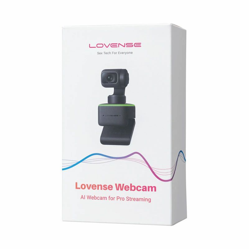 4К вебкамера зі штучним інтелектом Lovense WebCam, для стріму, активація чайовими жива фотографія