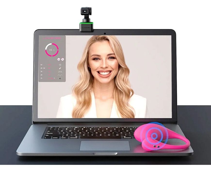 4К веб-камера с искусственным интеллектом Lovense WebCam, для стрима, активация чаевыми реальная фотография