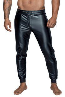Чоловічі трегінси Noir Handmade H063 Powerwetlook treggings, M, мокрий ефект жива фотографія