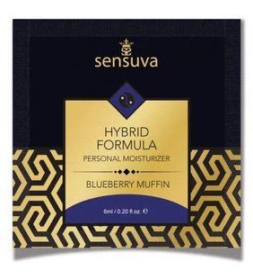 Пробник густої змазки Sensuva - Ultra-Thick Hybrid Formula Blueberry Muffin (6 мл) жива фотографія