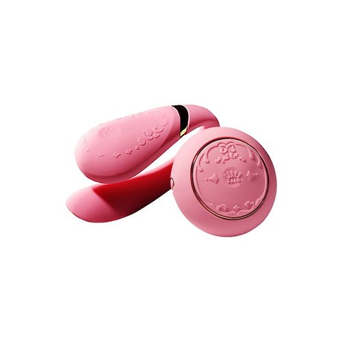 Смартвибратор для пар Zalo — Fanfan set Rouge Pink, пульт ДУ реальная фотография