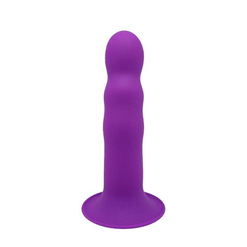 Дилдо з присоскою Adrien Lastic Hitsens 3 Purple, відмінно для страпона, діаметр 4,1 см, довжина 18, жива фотографія