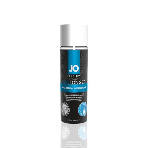 Пролонгувальний спрей System JO Prolonger Spray with Benzocaine (60 мл) не містить мінеральних масел жива фотографія