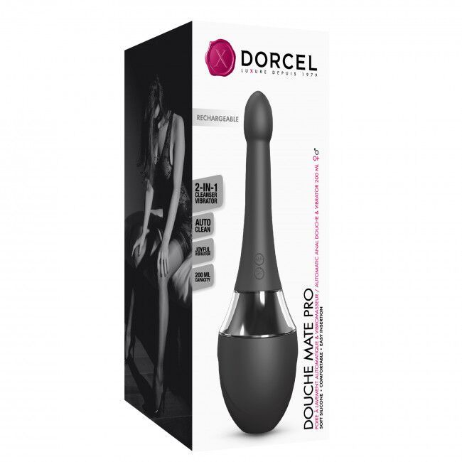 Автоматический анальный душ-вибратор Dorcel Douche Mate Pro реальная фотография