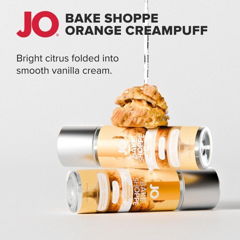 Лубрикант на водной основе JO Bake Shoppe - Orange Creampuff 60 мл, без сахара и парабенов реальная фотография